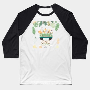 Safari birthday first Baseball T-Shirt